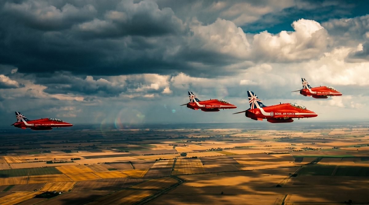 The Red Arrows via Imagination